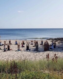 Yoga Strandbaren Sandkaas
